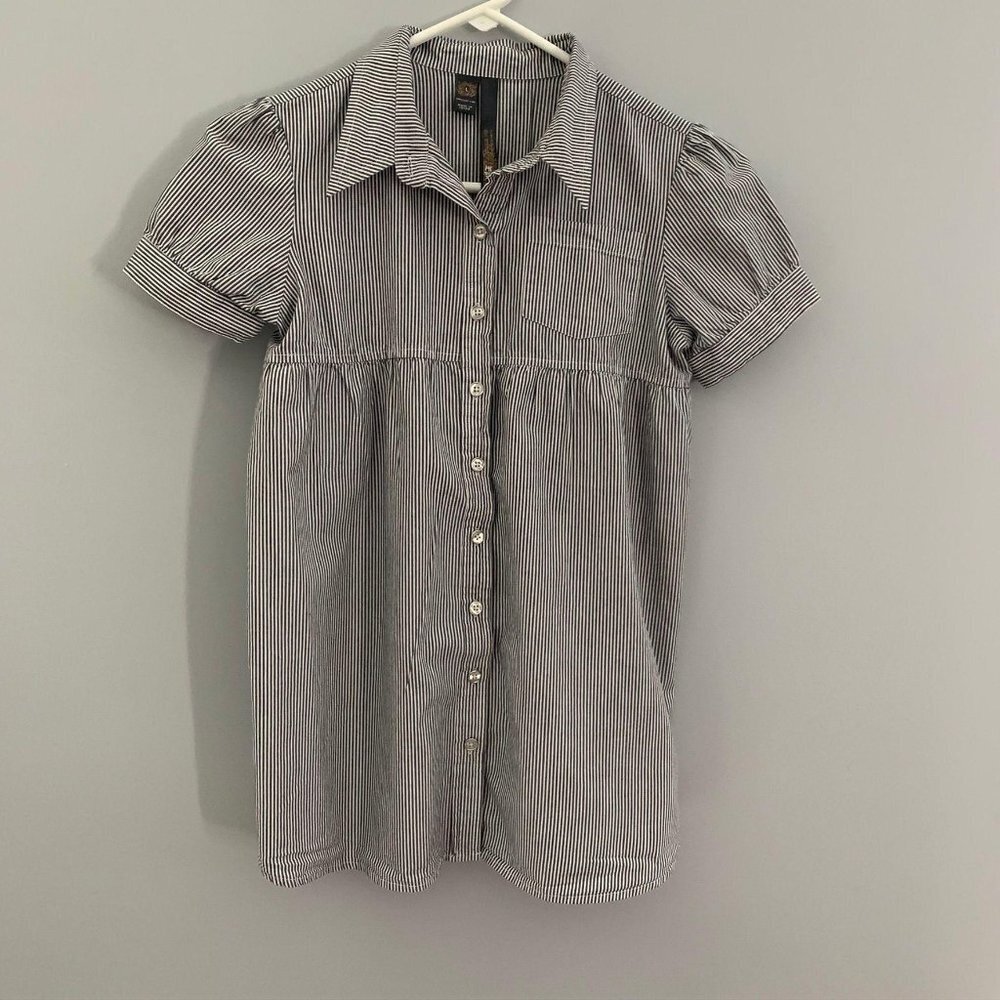 Epic Thread SZ L Collared button up womens shirt - Picture 6 of 8